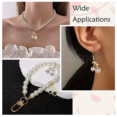 12Pcs 6 Colors Alloy Rhinestone Pendants FIND-YW0011-04-1