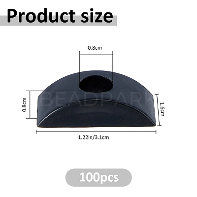 100Pcs Nylon Furniture Spacer FIND-FH0017-62-1