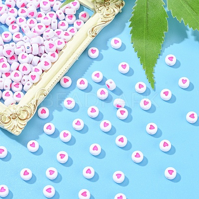 Opaque Acrylic Beads X2-MACR-N008-57F-1
