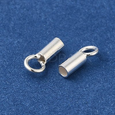 925 Sterling Silver Cord Ends STER-P055-01B-S-1