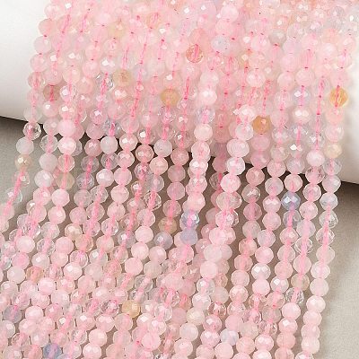 Natural Morganite Beads Strands G-O166-25-3mm-01-1