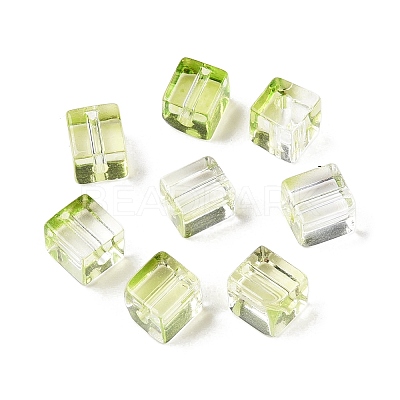 Baking Paint Transparent Glass Beads X1-DGLA-N005-01A-06-1
