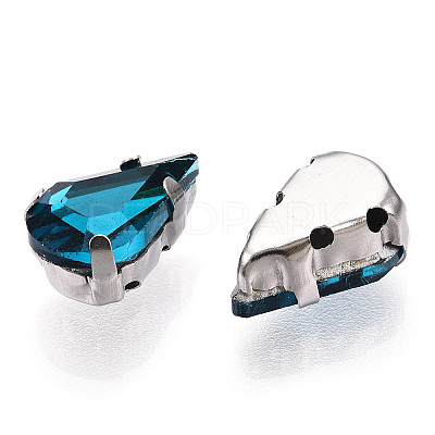 Sew on Rhinestone RGLA-T035-6x10mm-15-1