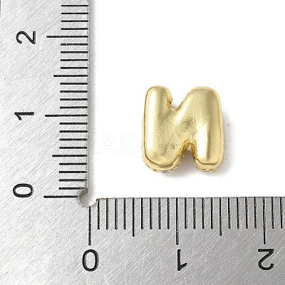 Brass Micro Pave Cubic Zirconia Beads KK-P290-61G-N-1