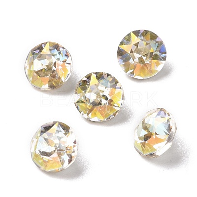 Light AB Style Glass Rhinestone Cabochons RGLA-J014-C-001LA-1