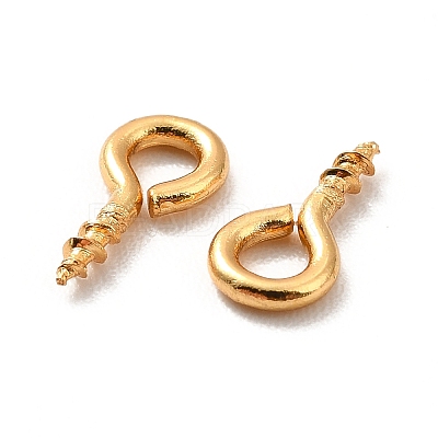 304 Stainless Steel Screw Eye Pin Peg Bails X-STAS-E044-07G-01-1