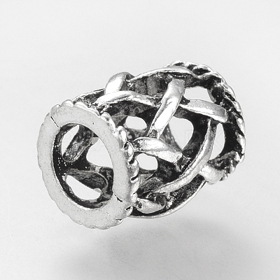 Tibetan Style Alloy Beads TIBE-S310-086AS-LF-1