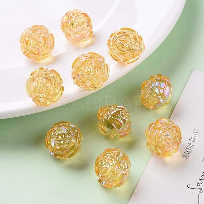 Transparent Acrylic Beads TACR-S154-31C-919-1