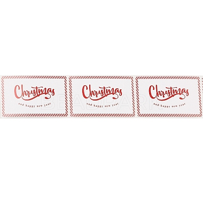 200Pcs Christmas Theme Paper Self-Adhesive Stickers DIY-M070-02D-1