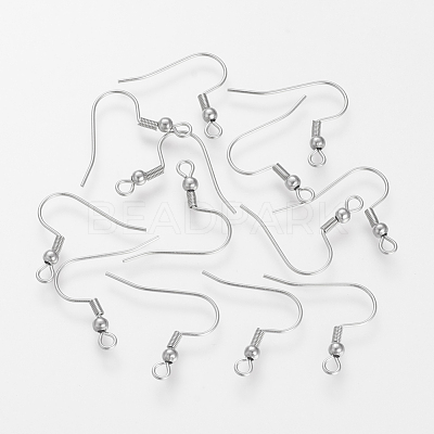 Tarnish Resistant 304 Stainless Steel Earring Hooks STAS-S066-11-1