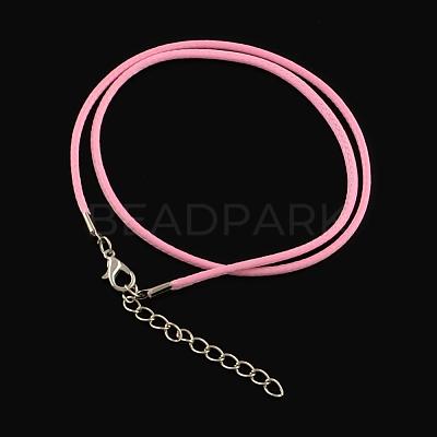 Waxed Cotton Cord Necklace Making MAK-S032-1.5mm-102-1