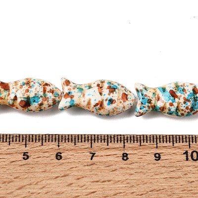 Dyed Synthetic Turquoise Beads Strands GG-CBAAE19-08A-1