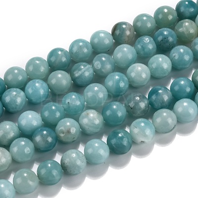 Natural Amazonite Beads Strands Grade A+ X-G-J388-01-1