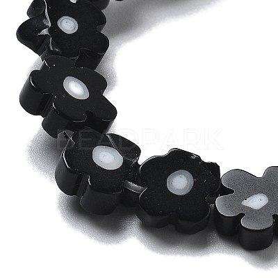 Handmade Millefiori Lampwork Beads Strands LAMP-F035-09E-1