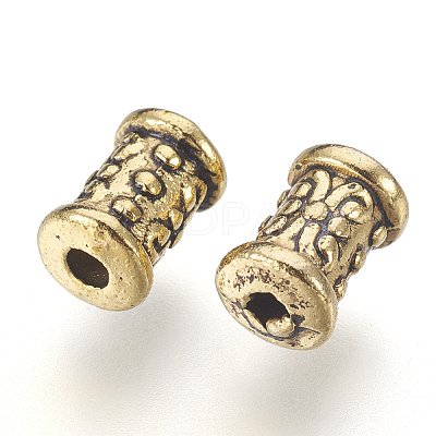 Tibetan Style Beads LS-GLF0292Y-1