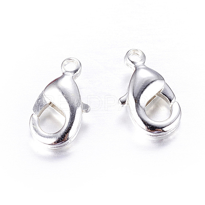 Brass Lobster Claw Clasps KK-905-S-NF-1