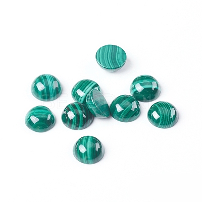 Natural Malachite Cabochons X-G-E557-06C-1
