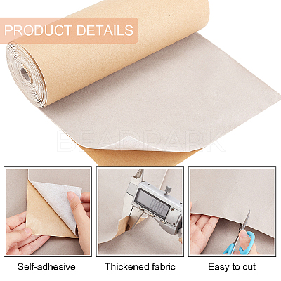 BENECREAT Self Adhesive Velvet Flocking Fabric 