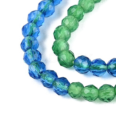 Transparent Glass Beads Strands GLAA-N074-01A-09-1
