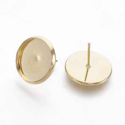 202 Stainless Steel Stud Earring Findings STAS-P221-08B-G-1