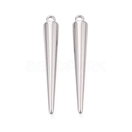 304 Stainless Steel Pendants STAS-T075-22B-P-1