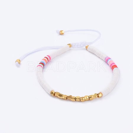 Adjustable Braided Bead Bracelets BJEW-JB05098-01-1