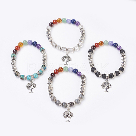 Chakra Jewelry BJEW-JB03829-1