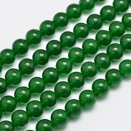 Natural & Dyed Malaysia Jade Bead Strands X-G-A146-10mm-A06-1