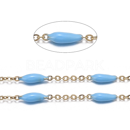 Handmade Enamel Beaded Chains CHS-I007-06G-09-1