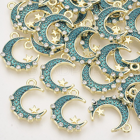 Alloy Enamel Pendants LS-ENAM-N051-21B-1