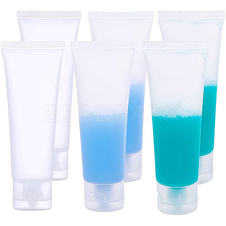 Matte Plastic Refillable Cosmetic Bottles LS-MRMJ-WH0024-01C-1