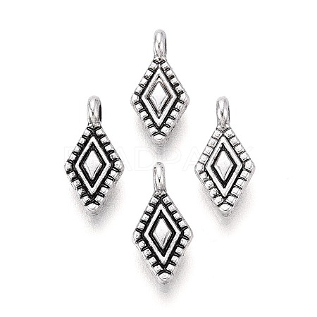 Tibetan Style Alloy Pendants TIBE-N015-02AS-1