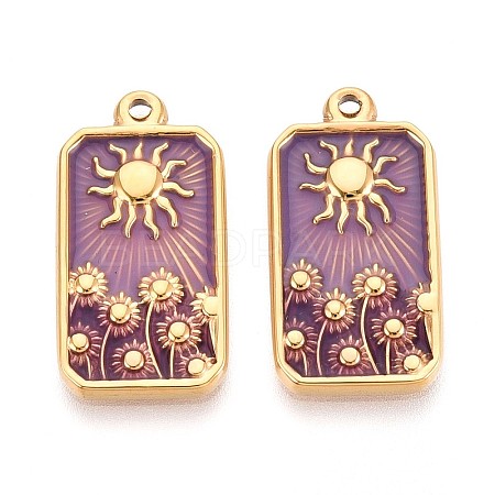304 Stainless Steel Pendants STAS-N109-150B-G-1