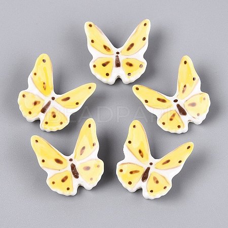 Handmade Porcelain Beads PORC-Q008-01D-1