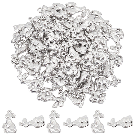 Unicraftale 50Pcs Easter 304 Stainless Steel Pendants STAS-UN0052-05-1