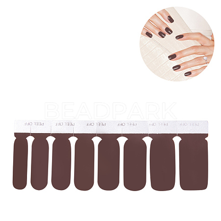 Solid Color Full Cover Best Nail Stickers MRMJ-T039-01O-1