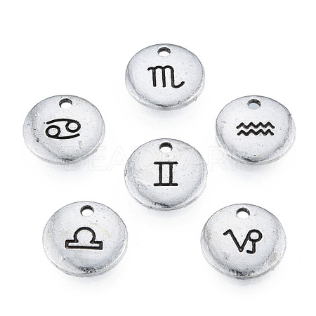 Tibetan Style Alloy Charms TIBEP-N012-16-1