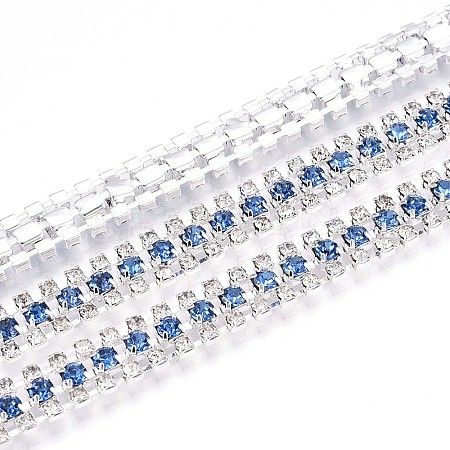 Iron Rhinestone Cup Chains CH-T006-04S-05-1
