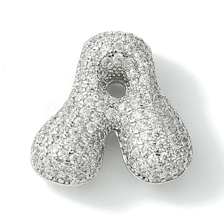 Rack Plating Brass Cubic Zirconia Pendants KK-S378-02P-A-1