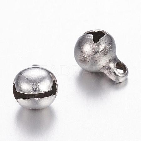 Tarnish Resistant 304 Stainless Steel Bell Charms UNKW-N0001-01P-1