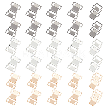 WADORN 30Pcs 3 Colors Alloy Trench Coat Buckle Clips FIND-WR0010-11-1