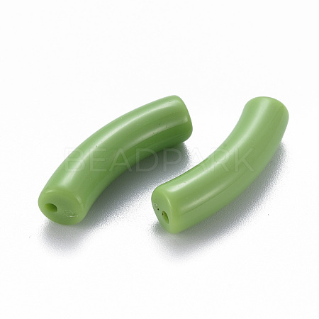 Opaque Acrylic Beads MACR-S372-002B-S031-1