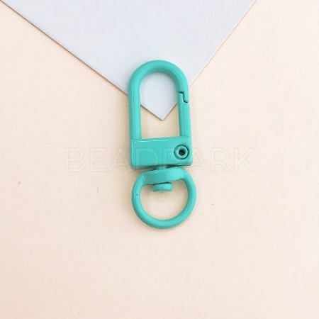 Baking Painted Alloy Swivel Clasps PALLOY-TAC0011-45I-1