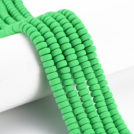 Handmade Polymer Clay Beads Strands CLAY-N008-128-1