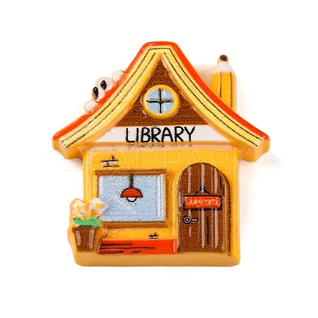Library Opaque Resin Store Decoden Cabochons LS-CRES-Z008-02C-1