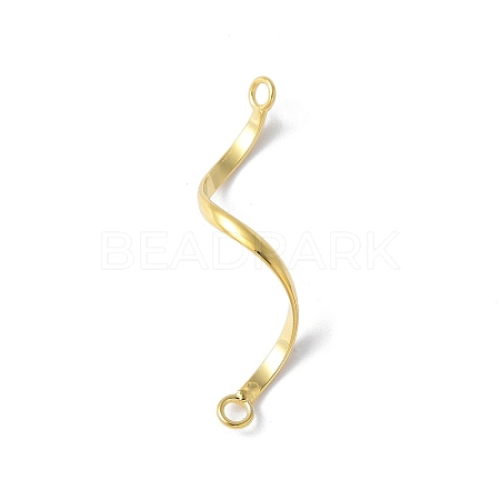 925 Sterling Silver Connector Charms STER-M093-04G-1