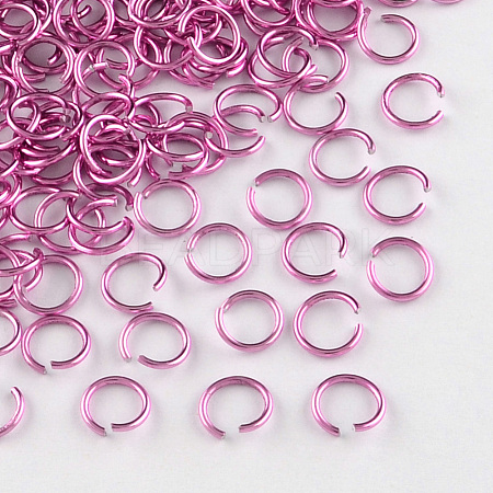 Aluminum Wire Open Jump Rings X-ALUM-R005-1.0x8-13-1