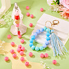 50Pcs Food Grade Eco-Friendly Silicone Beads SIL-TA0002-89D-5