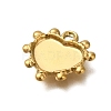 Ion Plating(IP) 304 Stainless Steel Pendant Cabochon Settings STAS-H225-08G-2