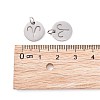 Non-Tarnish 304 Stainless Steel Charms STAS-Q201-T445-1S-4